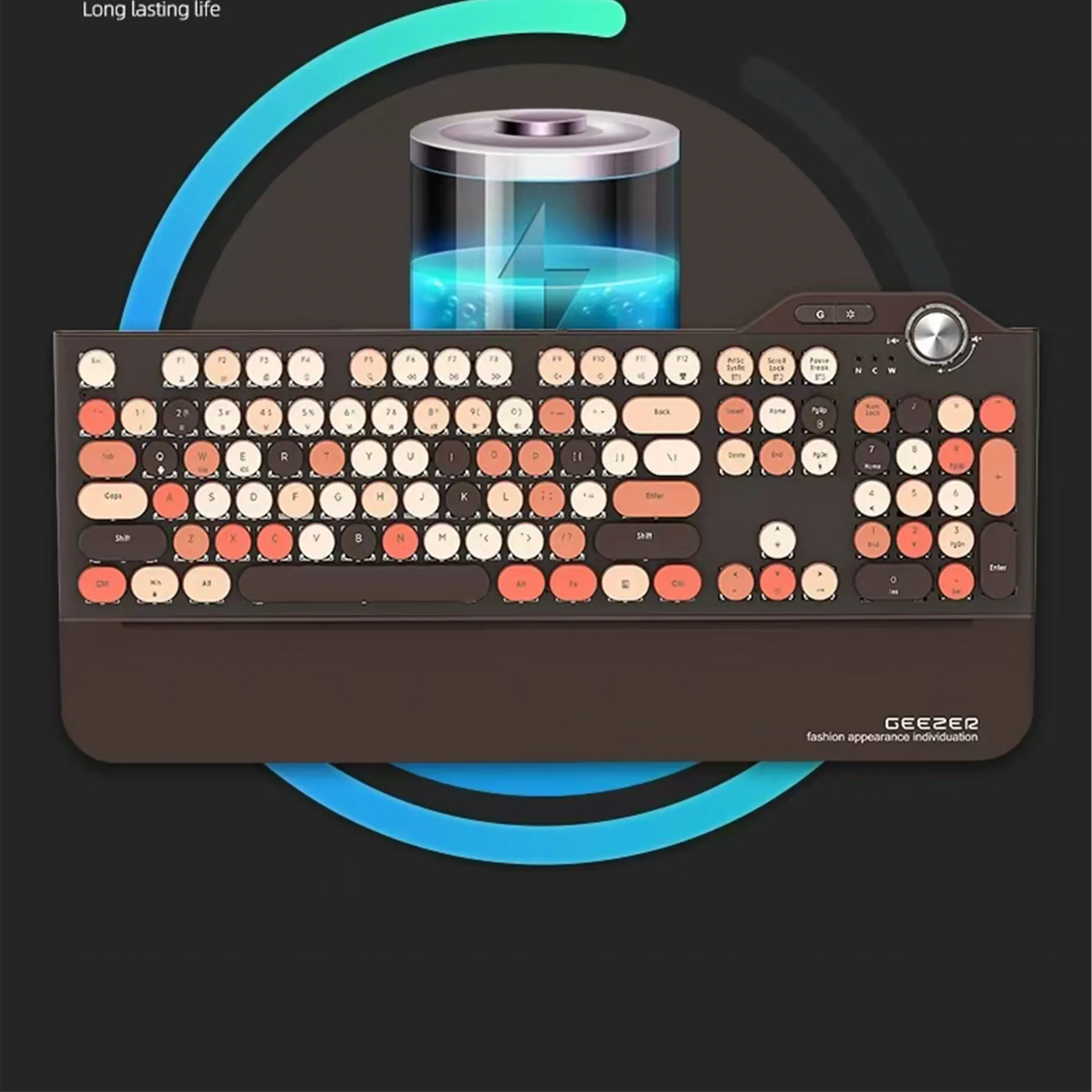 Bàn phím gaming 3 chế độ GEEZER G7