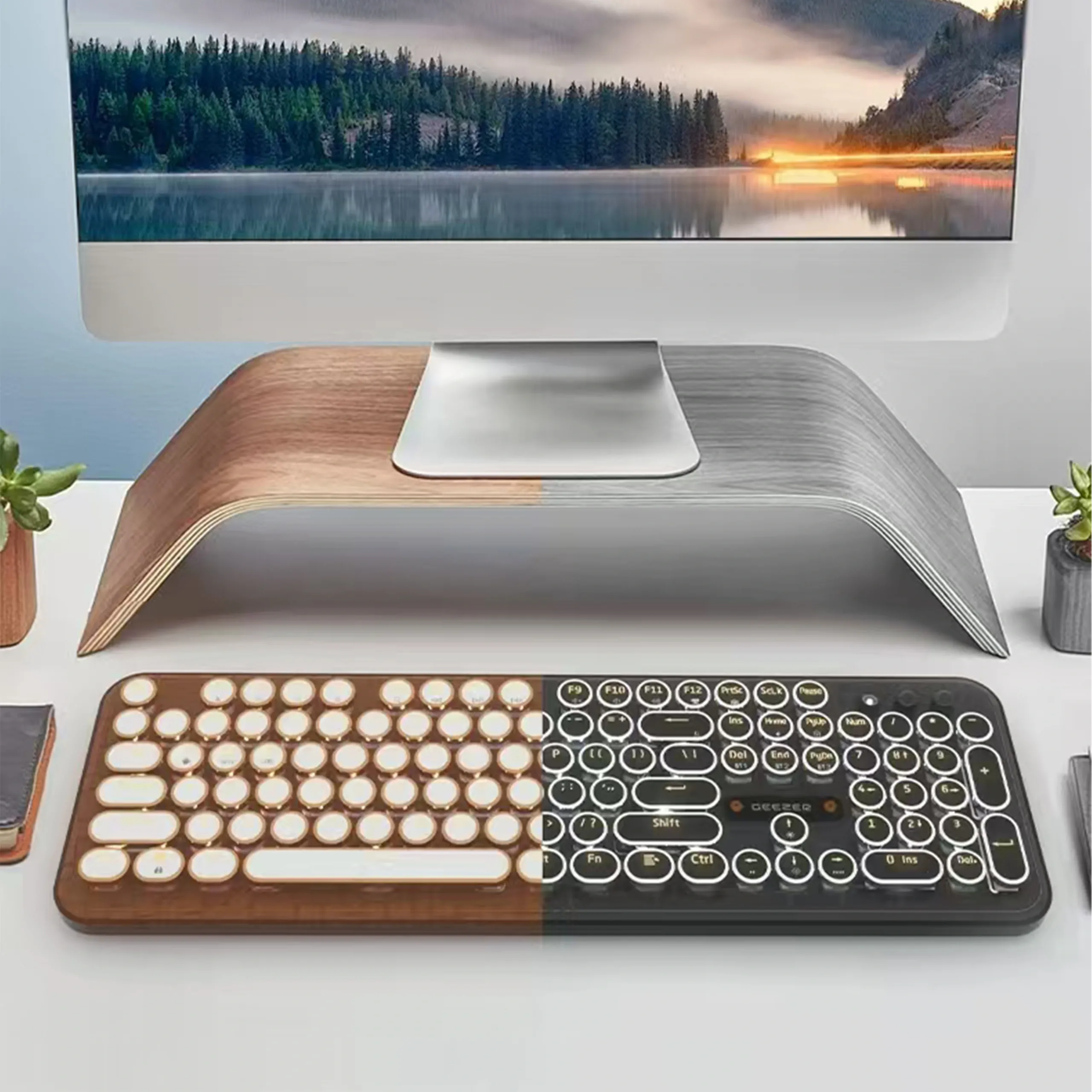 Bàn phím cơ gaming 3 chế độ GEEZER G9