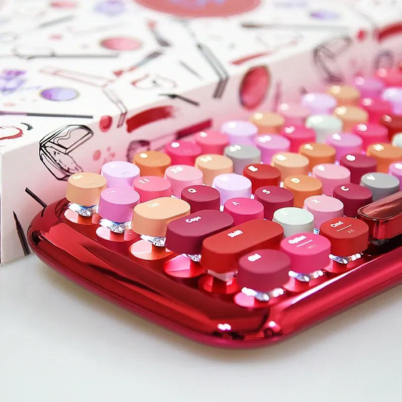 Bàn phím cơ máy tính không dây MOFII LUSC CHROME