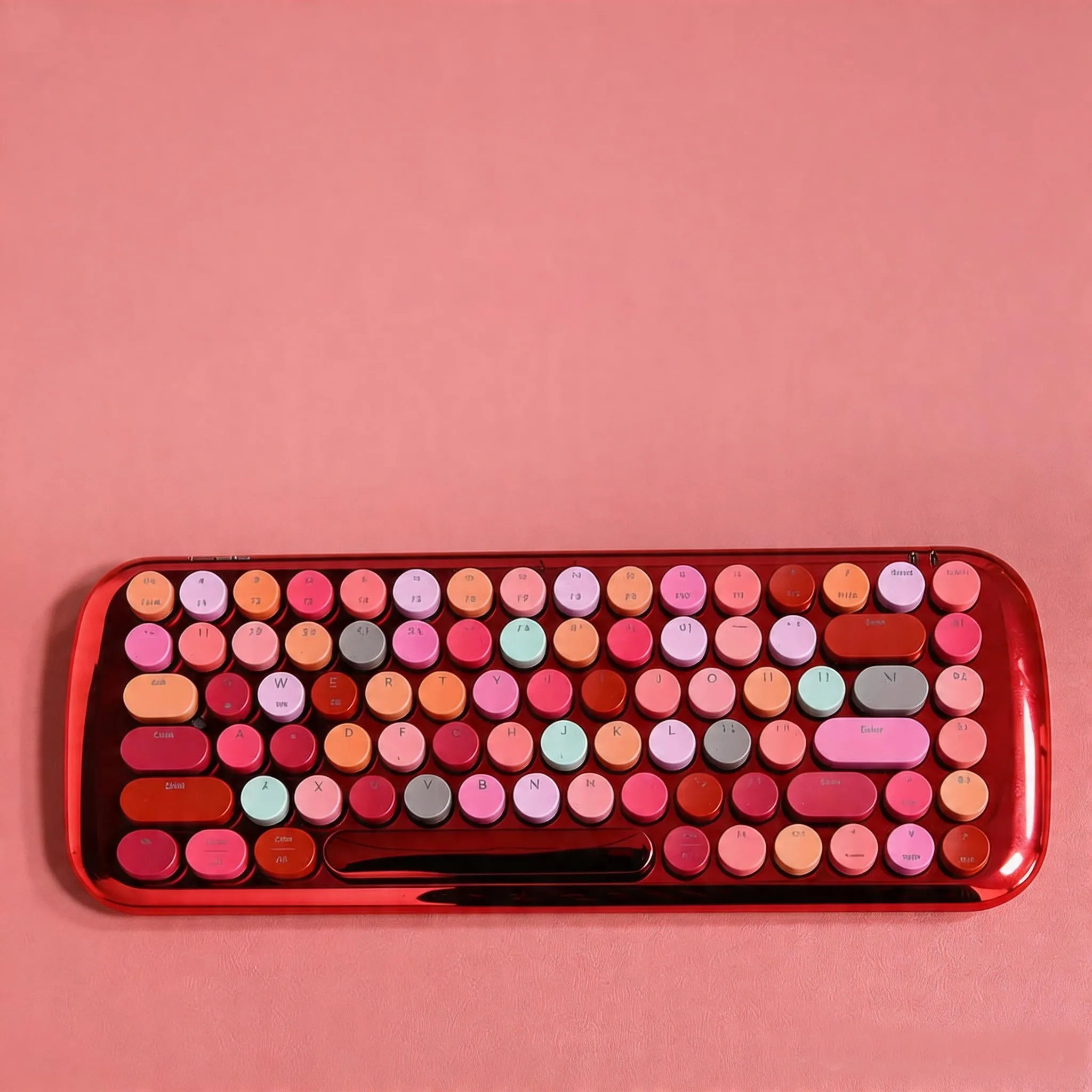 Bàn phím cơ máy tính không dây MOFII LUSC CHROME