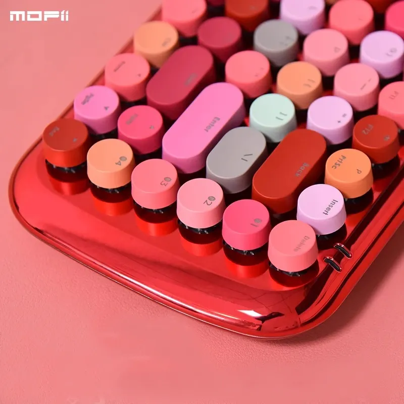 Bàn phím cơ máy tính không dây MOFII LUSC CHROME