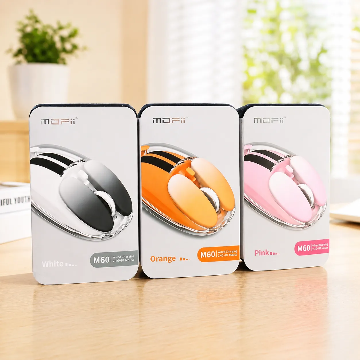 Chuột không dây ba chế độ MOFII M60