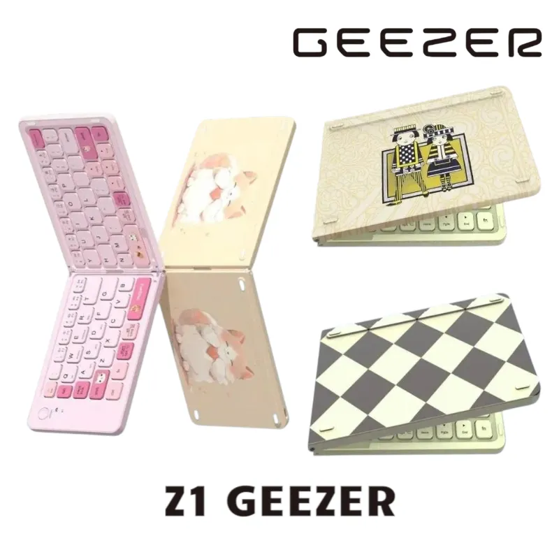 Bàn phím mini Bluetooth di động gập sạc (Folding Charging) GEEZER Z1