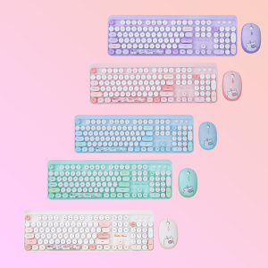 Bàn phím và chuột không dây Geezer Hello bear